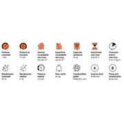 Cristal 7 pellet stove Power 7KW