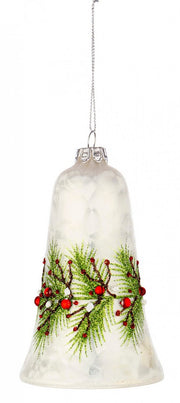 12x White Bell L VT Branch Pendant