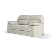Beige 3-Seater Sofa with Square Legs
