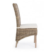 Outdoor chair in Luzia Mahogany 48x59x h104 cm
