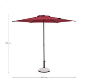 Samba umbrella C-Joint 2.7M Antr-Burg