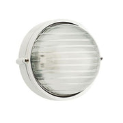 Small ceiling E27 white round industrial line