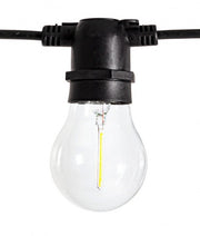 Outdoor chain lights Bright 10 Transparent LEDs 8,4m