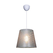 Conic pendant lamp ASZ0777 in gray fabric