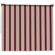Mikonos awning beige - burgundy 2 x 2.5 meters Verdelook