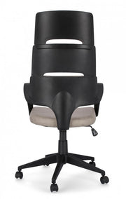 Bart modern executive office chair in gray fabric