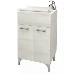 White oak 2-door washbasin cm 50x50
