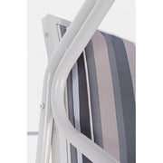 Two-seater steel rocking chair Ivory GRELY 145x120x h185 cm