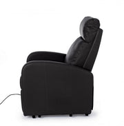 Lift-Person Lift Armchair in black eco-leather