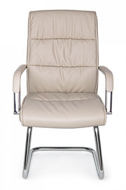 Sydney Tortora eco-leather office armchair with armrests