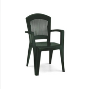 Super Elegant green resin outdoor armchair Scab Design