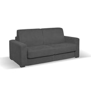 3-Seater Sofa Bed with Armrests, Anthracite Color, 186 x 96 x 90 cm