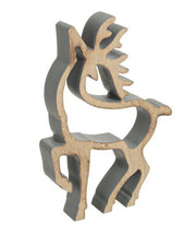 6x Gray L Form Up Reindeer