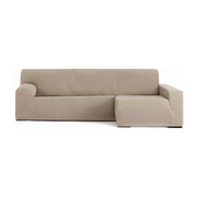 Troya elastic sofa cover peninsula right beige long armrest 250/310