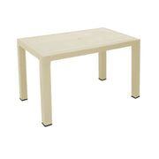 Rectangular table TAV526 beige outdoor 120x70 cm