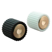 Brass Shelf Support With Rubber Pcs 8 - White - 1 Bl