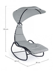 Rocking Chaise Longue Baffin Anthracite