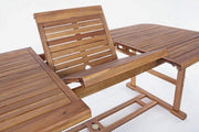 Outdoor Table Noemi Extendable in Wood 180 - 240x100x h 74cm