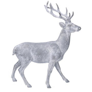 Gray resin deer cm30x12h39