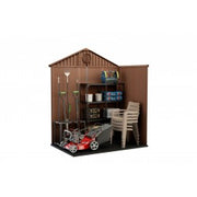 Outdoor Storage Shed - 6X4 ft, Brown