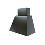 BRIO METAL extractor hood in burnished stainless steel 80 cm