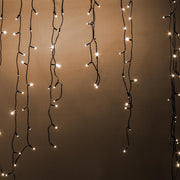 Curtain light 200 warm white plastic led cm450