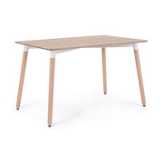 Natural style wooden table 120x80