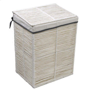 Paper basket Hilary white rectangular foldable cm30x40h55