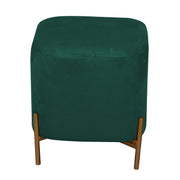 Sage green velvet puff cm38x38h45
