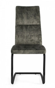 4x Thelma Green Velvet Chair