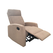 Manual Relax Armchair in Dove Gray Fabric 77 x 93 x 106 cm