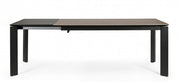 Briva extendable table gray black