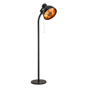 Outdoor Halogen Floor Standing Heater - Direct Radiant Heating - 800W/1200W/2000W - IP24 - 470x2470x880 mm
