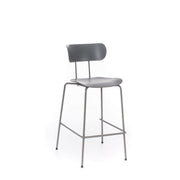 Polypropylene stool with gray seat