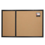 Emoji magnetic blackboard with clock, cork and marker cm60x40x1,5