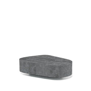 Modern gray stone coffee table cm 100 x 52 x h 28