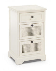 Chest of drawers in wood with three drawers Bianca AMABEL 40x32x h70 cm
