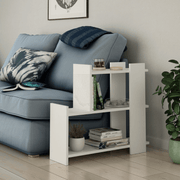 White Mua coffee table with 3 shelves