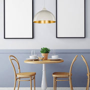 Topak ASZ0948 suspension lamp in white metal