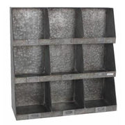 9 places metal storage box