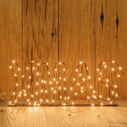XMAS Copper MicroLED 38cm warm white led writing