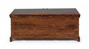 Opening chest Jaipur decorative walnut wood cm 110x 63x 45h