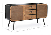 Elton vintage sideboard 2 doors and 3 drawers