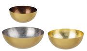 Anisha Gold-Brown Bowl Set of 3