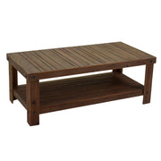 Country walnut coffee table with 2 tops 120x60xh, 45 cm