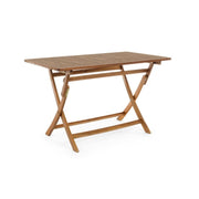 Rectangular folding garden table 120x70x h73 cm