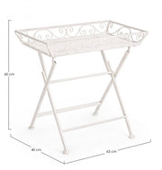 Emily classic rectangular metal coffee table