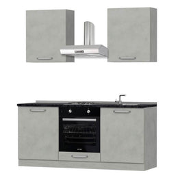 Krant concrete kitchen 180cm with appliances