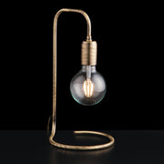 Urban industrial table lamp in brushed iron 27 cm