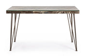 Atlantide concrete and metal desk 130 x 65 cm